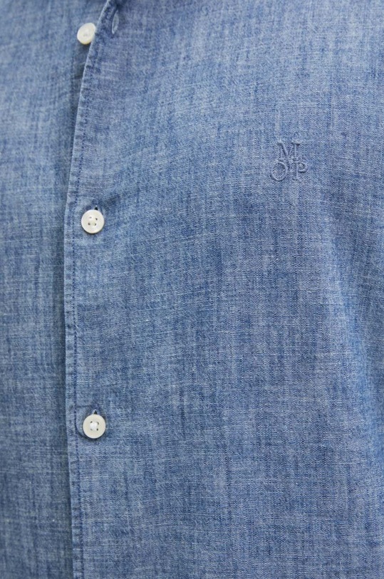 Bavlněná košile Marc O'Polo M26720442256 modrá AW24