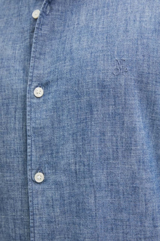 Bavlněná košile Marc O'Polo M26720442256 modrá AW24