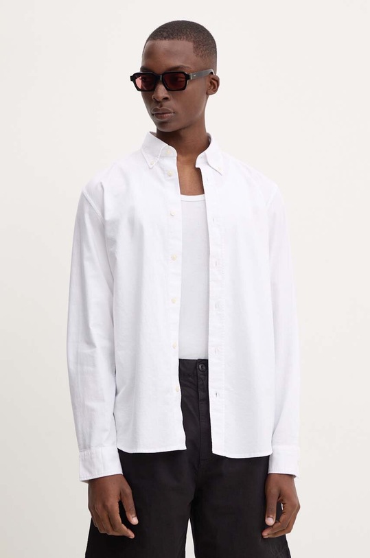 Marc O'Polo koszula bawełniana bawełna biały M26731142172