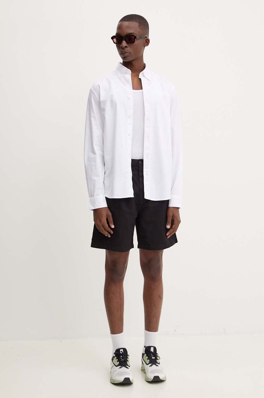 Marc O'Polo koszula bawełniana M26731142172 biały AW24