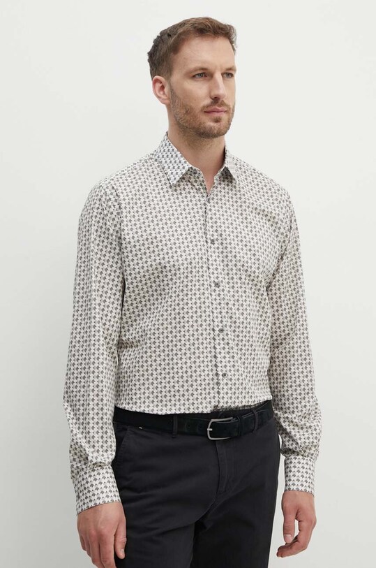 Košile Karl Lagerfeld 543612.605000 šedá AW24