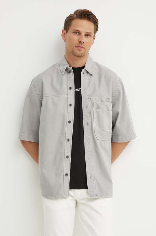 G-Star cămașă din denim gri D24603.D551