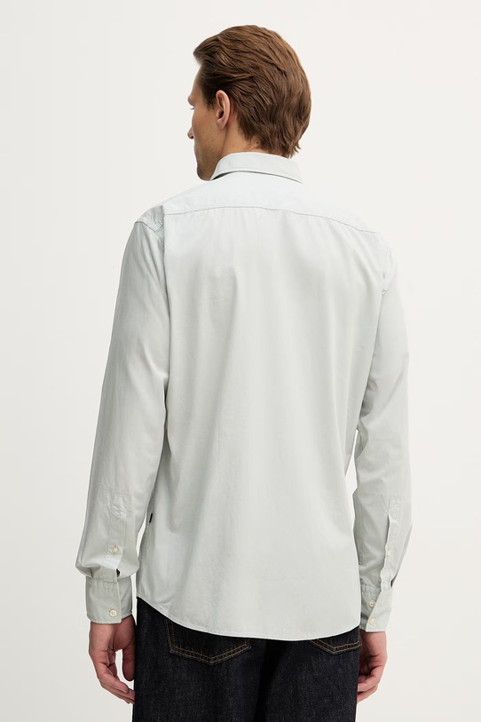 Odzież BOSS Orange koszula bawełniana 50518304 turkusowy