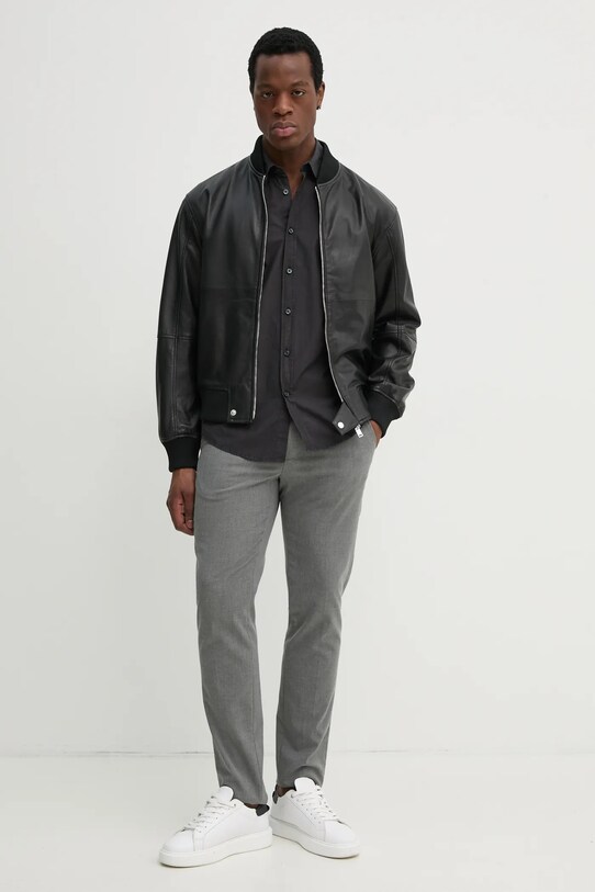 BOSS Orange koszula bawełniana Relegant_6_M 50518304 czarny SS25