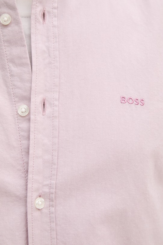 BOSS Orange koszula bawełniana 50519707 różowy