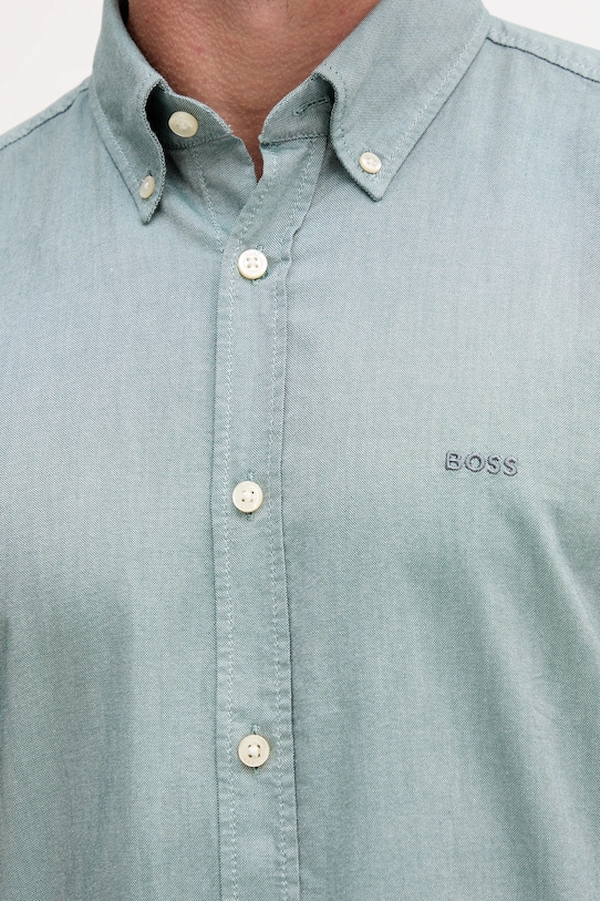 BOSS Orange camasa din bumbac 50519707 verde