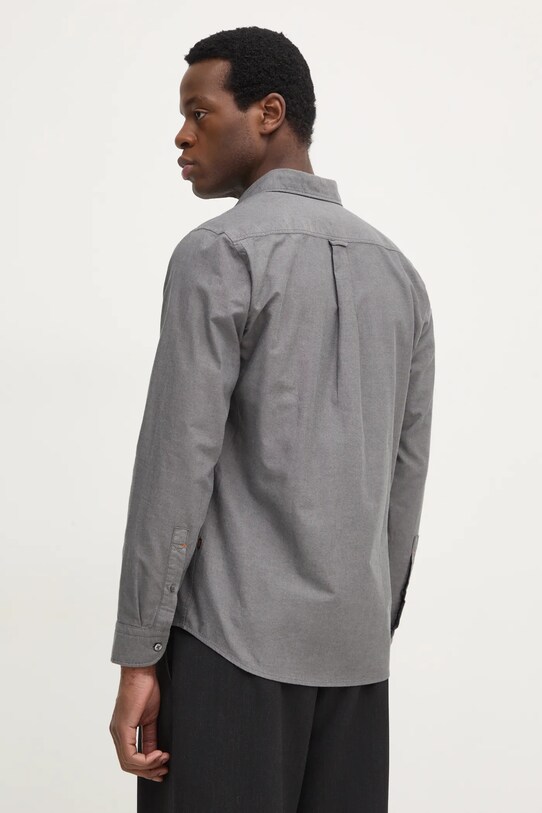 Odzież BOSS Orange koszula bawełniana 50519707 szary