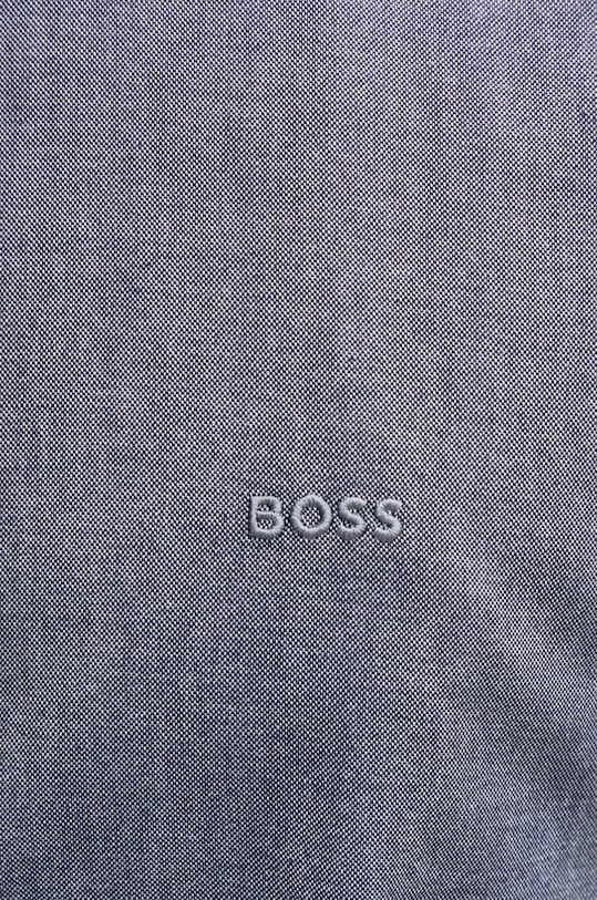 Хлопковая рубашка Boss Orange 50519707 голубой