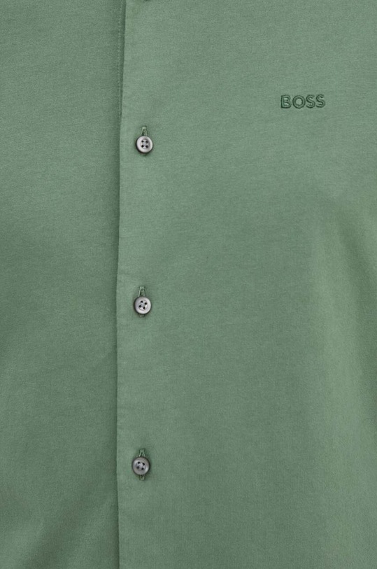 Bavlněná košile Boss Orange 50519746 zelená AW24