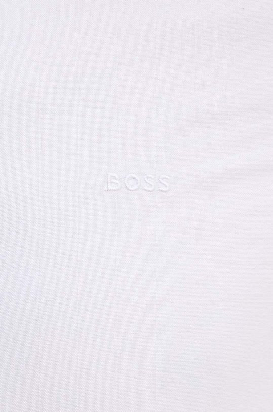 Bavlnená košeľa BOSS 50520265 biela AW24