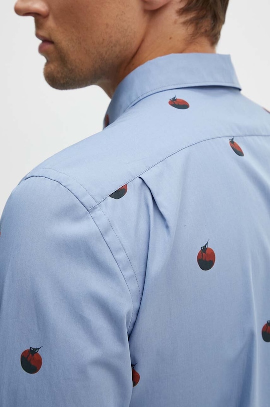 Бавовняна сорочка PS Paul Smith M2R.614P.N22109 блакитний