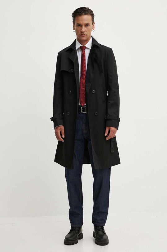 Bavlnená košeľa HUGO 50519812 biela AA00