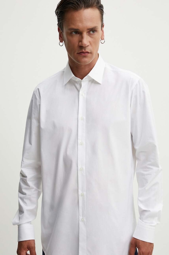 Bavlnená košeľa HUGO biela 50519812