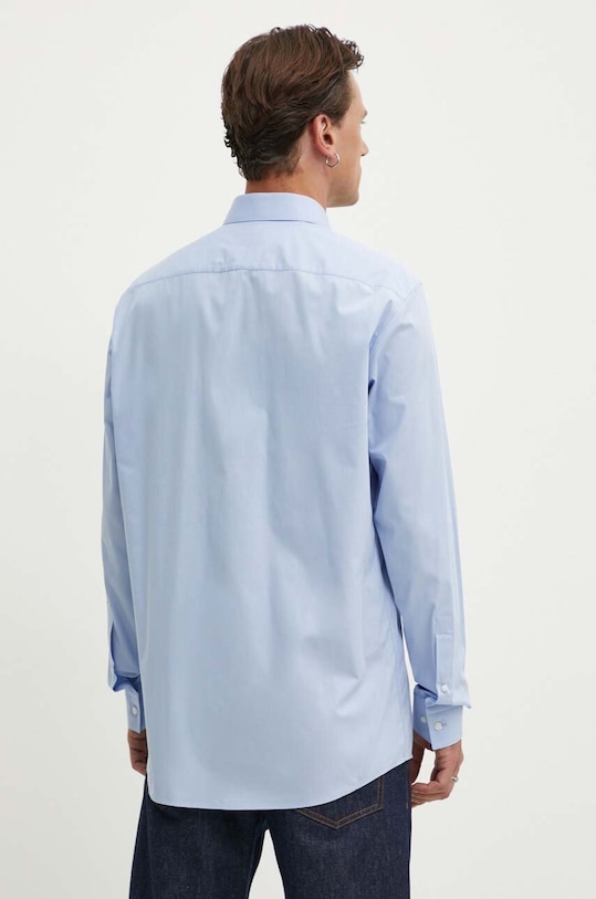 Одежда Хлопковая рубашка HUGO 50519812 голубой