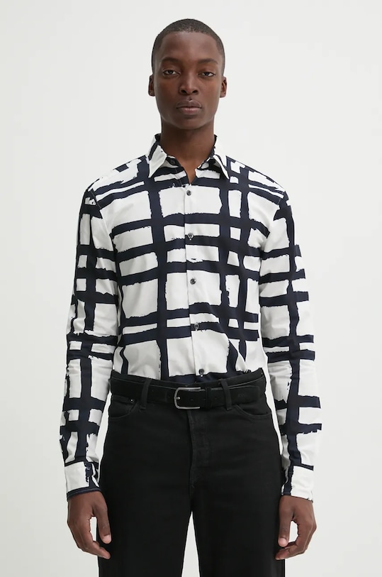 HUGO camasa din bumbac lung alb 50520097