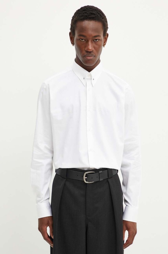 Košile HUGO hladký bílá 50519847