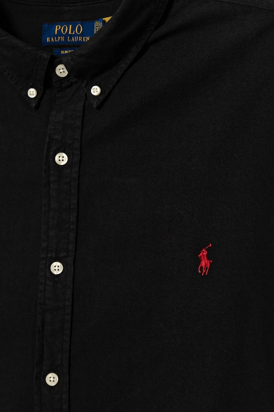 Oblečenie Bavlnená košeľa Polo Ralph Lauren 710767828 čierna