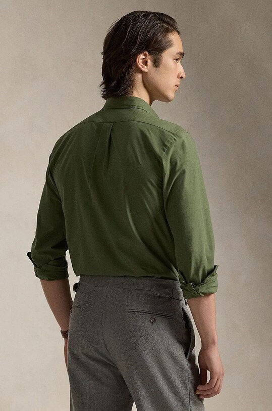 Polo Ralph Lauren camicia 710929348 verde AW24