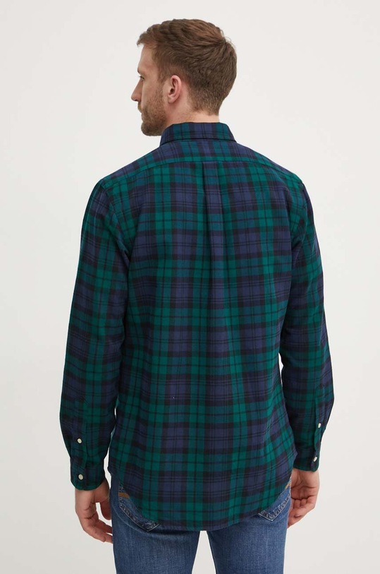 Bavlnená košeľa Polo Ralph Lauren tmavomodrá 710942745