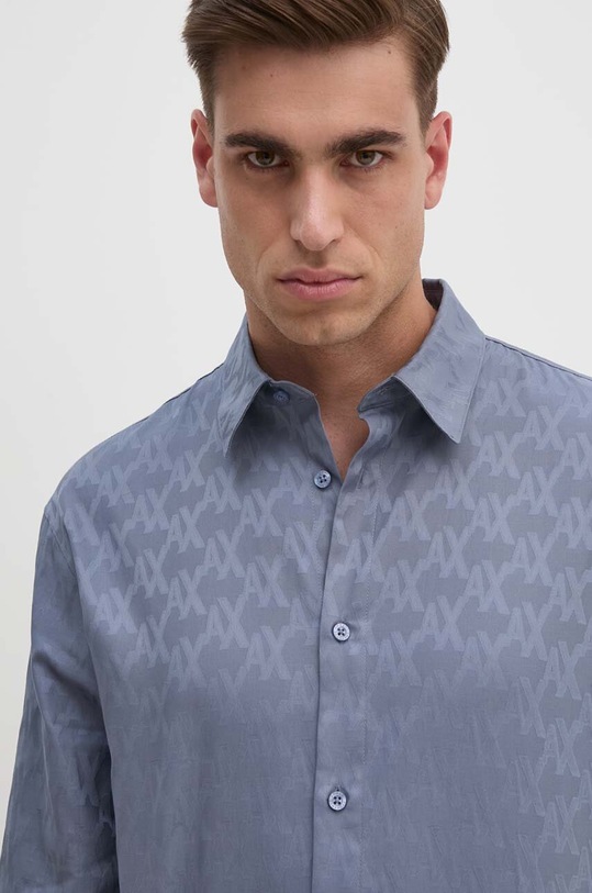 Bavlnená košeľa Armani Exchange 6DZCL1.ZN5XZ modrá