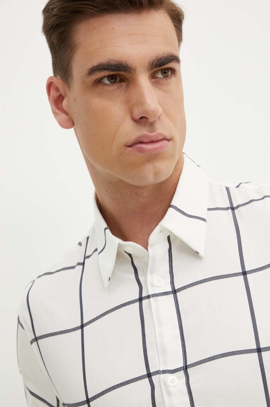 Bavlnená košeľa Armani Exchange 6DZCL5.ZN5FZ béžová
