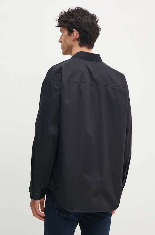 Armani Exchange camasa din bumbac negru 6DZCL7.ZN3CZ