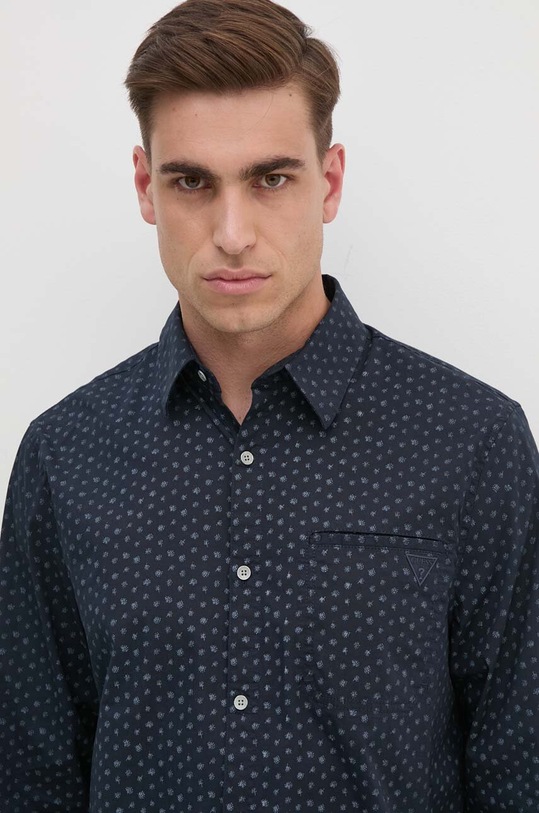 Πουκάμισο Guess COLLIN M4YH08.WGBO1 σκούρο μπλε