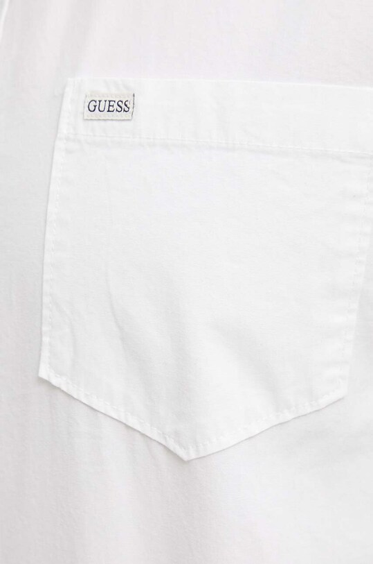 Хлопковая рубашка Guess Jeans M4YH35.WGCF1 белый