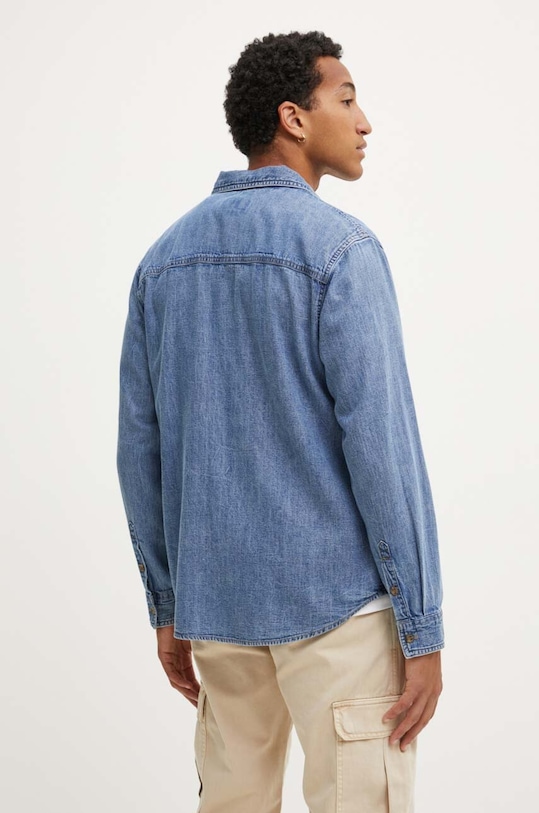 Одежда Джинсовая рубашка Guess Jeans M4YH56.D5EI2 голубой