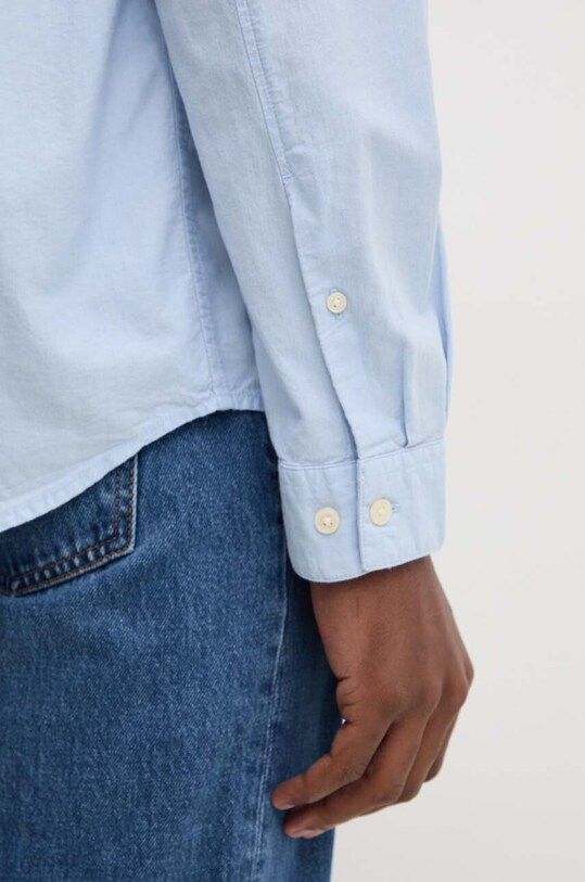 Marc O'Polo koszula bawełniana DENIM 5000000295 niebieski