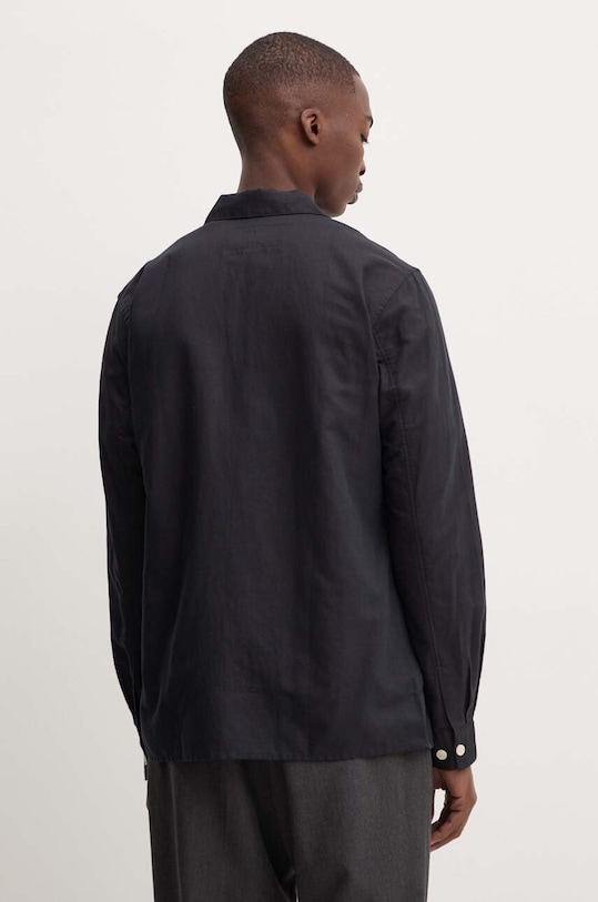 Ρούχα Πουκάμισο από λινό Marc O'Polo DENIM 5000000297 μαύρο
