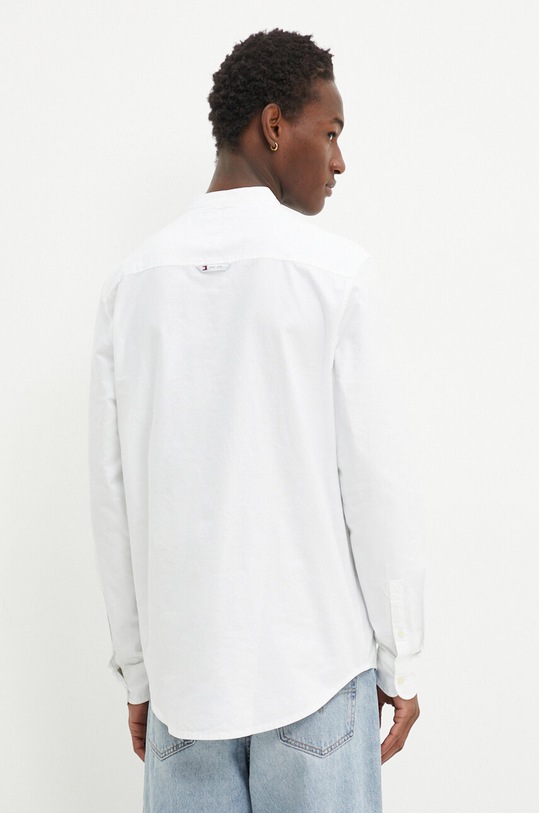 Oblečenie Bavlnená košeľa Tommy Jeans DM0DM19523 biela