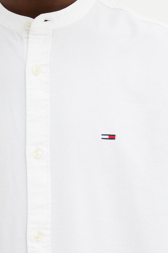 Bavlnená košeľa Tommy Jeans DM0DM19523 biela