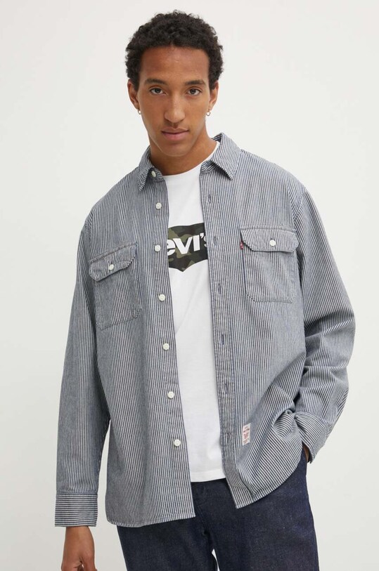 Levi's pamut ing pamut kék A5772