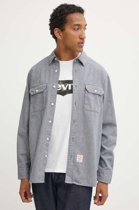 Levi's pamut ing kék A5772