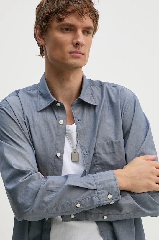 Бавовняна сорочка Marc O'Polo блакитний 428725742090