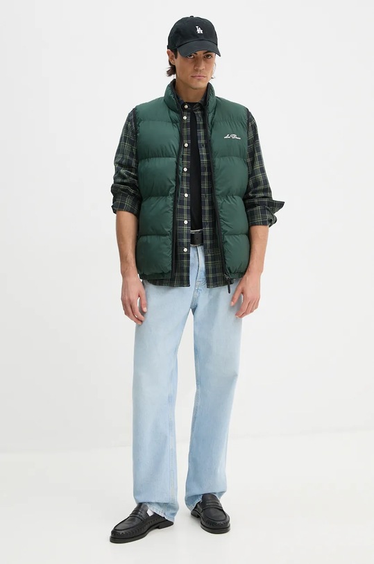 Odzież Marc O'Polo koszula bawełniana 429730542058 niebieski