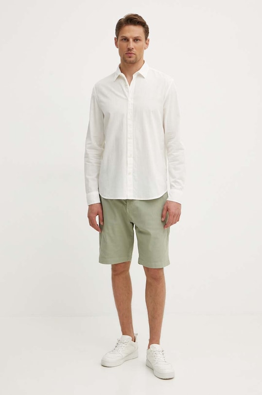 Odzież Pepe Jeans koszula bawełniana MARCEL PM308566 beżowy