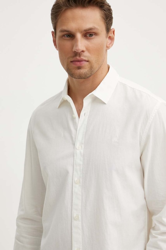 Pepe Jeans koszula bawełniana MARCEL PM308566 beżowy