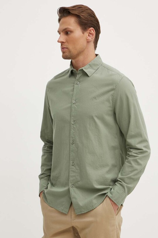 Pepe Jeans camasa din bumbac MARCEL verde PM308566
