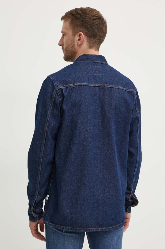 Odzież Pepe Jeans kurtka jeansowa RELAXED OVERSHIRT PM308585CU4 granatowy
