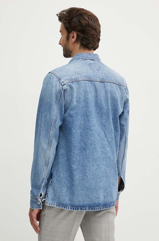 Pepe Jeans koszula jeansowa RELAXED OVERSHIRT niebieski PM308585MP7