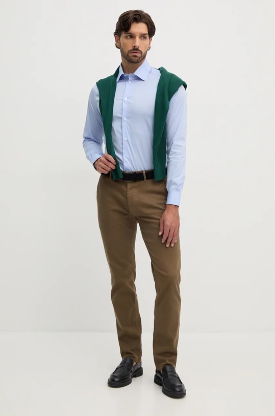 Îmbrăcăminte United Colors of Benetton camasa 5X3LUQ049 albastru