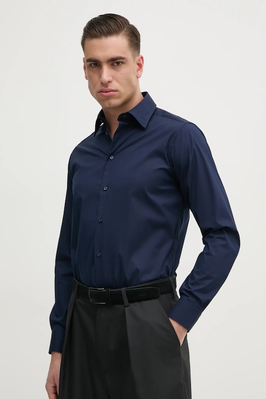 United Colors of Benetton camasa bleumarin 5X3LUQ049