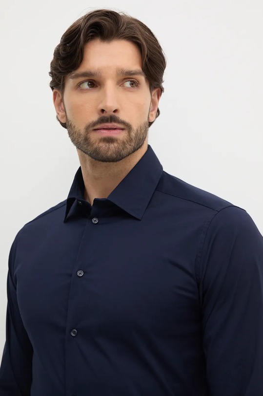 Рубашка United Colors of Benetton 5X3LUQ049 тёмно-синий