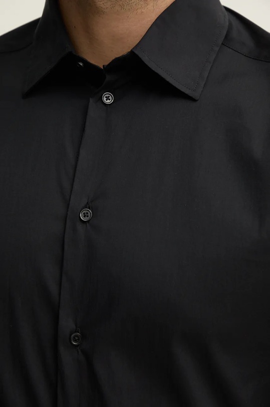 United Colors of Benetton koszula 5X3LUQ049 czarny SS25