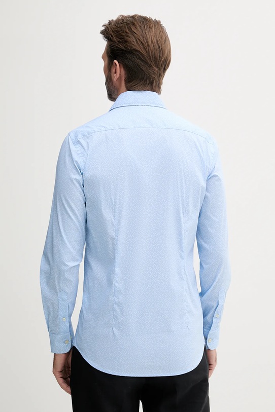 Одежда Рубашка United Colors of Benetton 5JUEUQ04D голубой