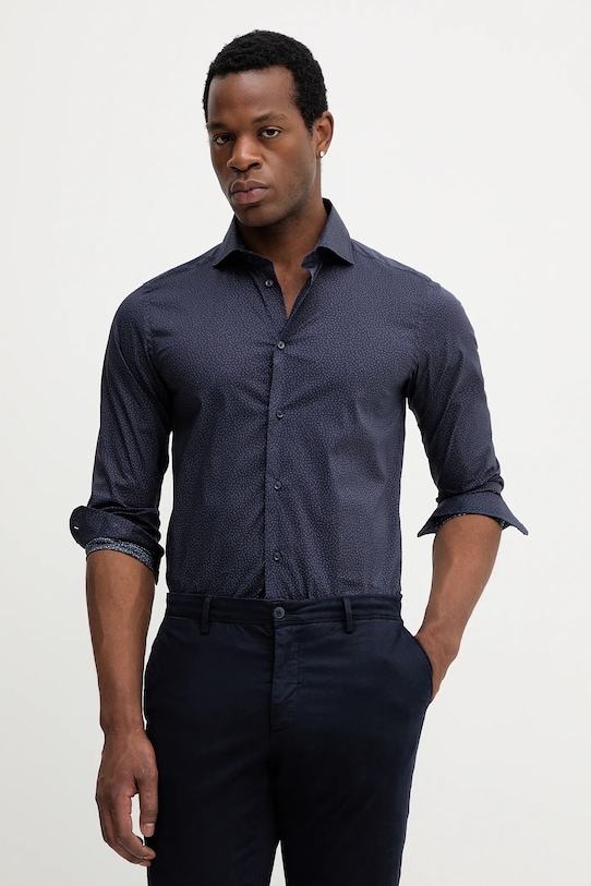 Сорочка United Colors of Benetton темно-синій 5JUEUQ04D