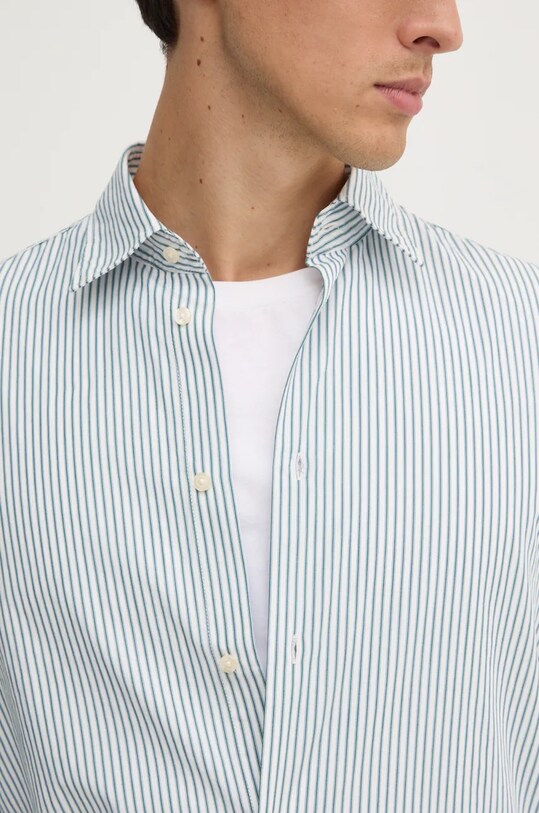 Бавовняна сорочка United Colors of Benetton 53ZDUQ04A білий SS25