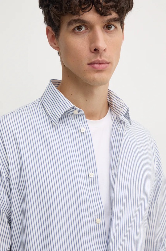 Памучна риза United Colors of Benetton бял 53ZDUQ04A